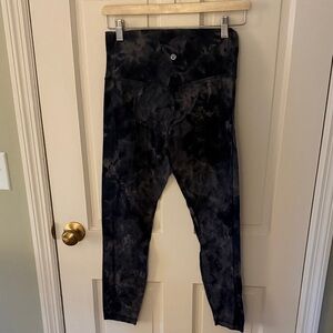 Lululemon Align Black and grey Tie-Dye Leggings
